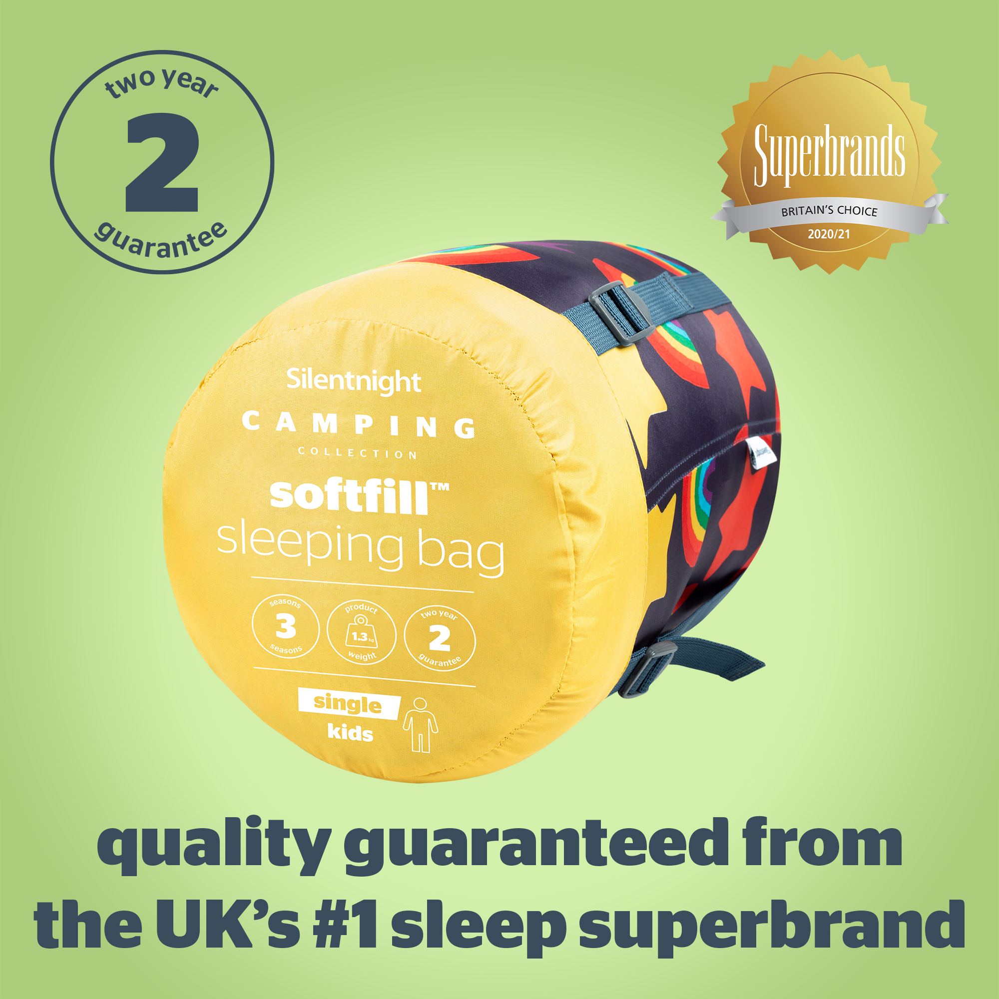 Silentnight Camping Collection Kids Sleeping Bag - Image 8